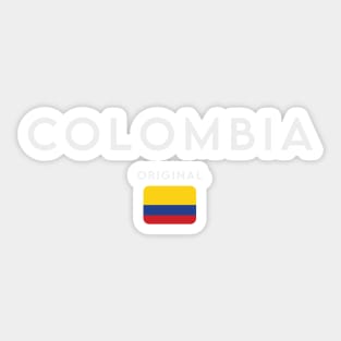Colombia flag, colombian flag Sticker